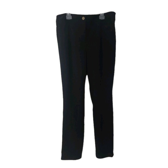 TALBOTS Equestrian Style Pants Skinny Ankle Black Size 10 - Picture 1 of 6